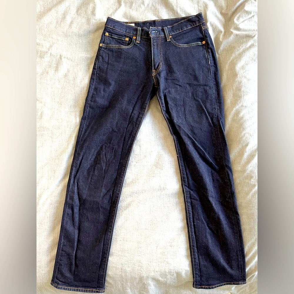 Levi’s Men Dark Blue Slim Denim Jeans 31x32